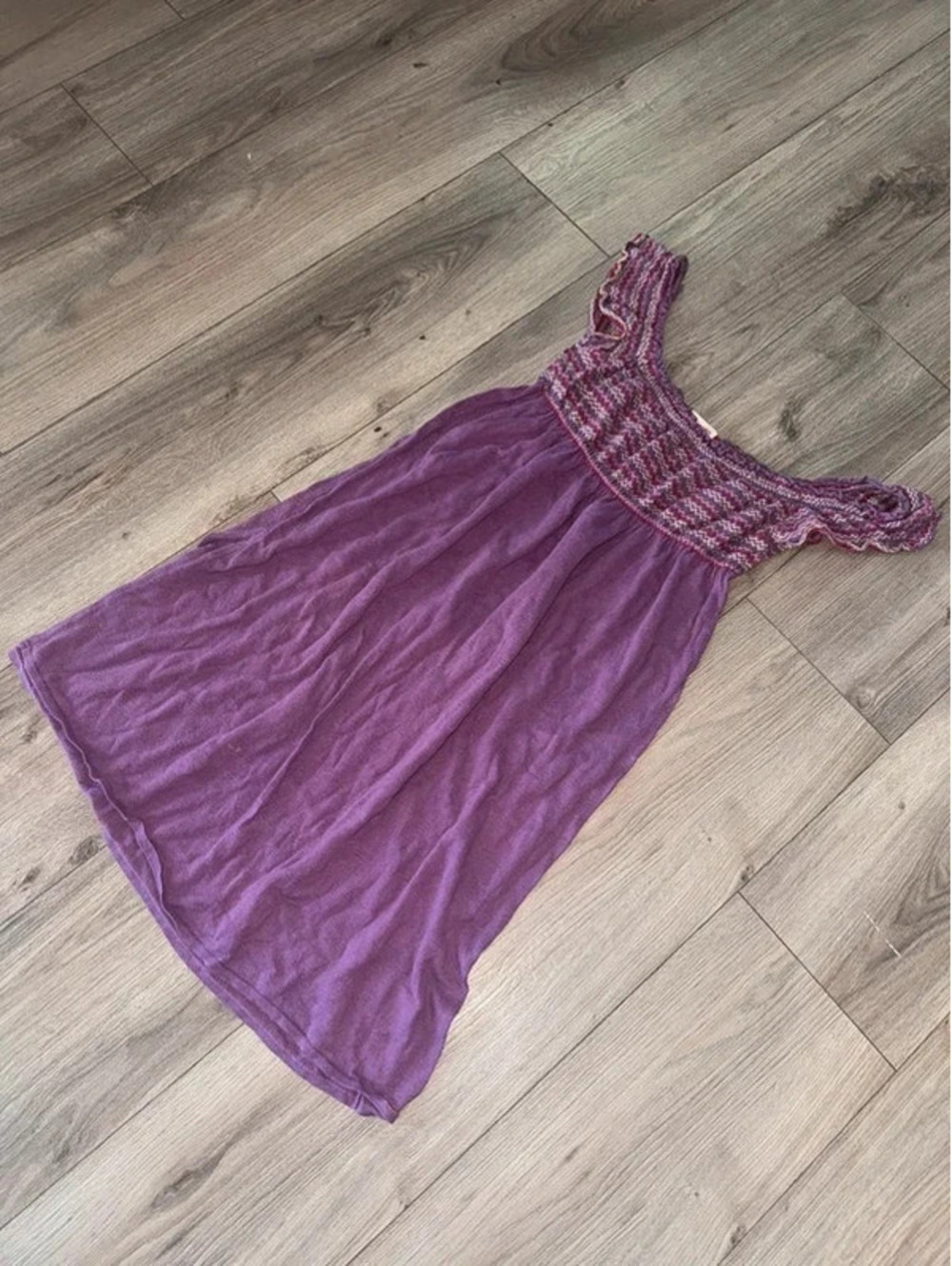 2000s mossimo supply co knit chevron dress